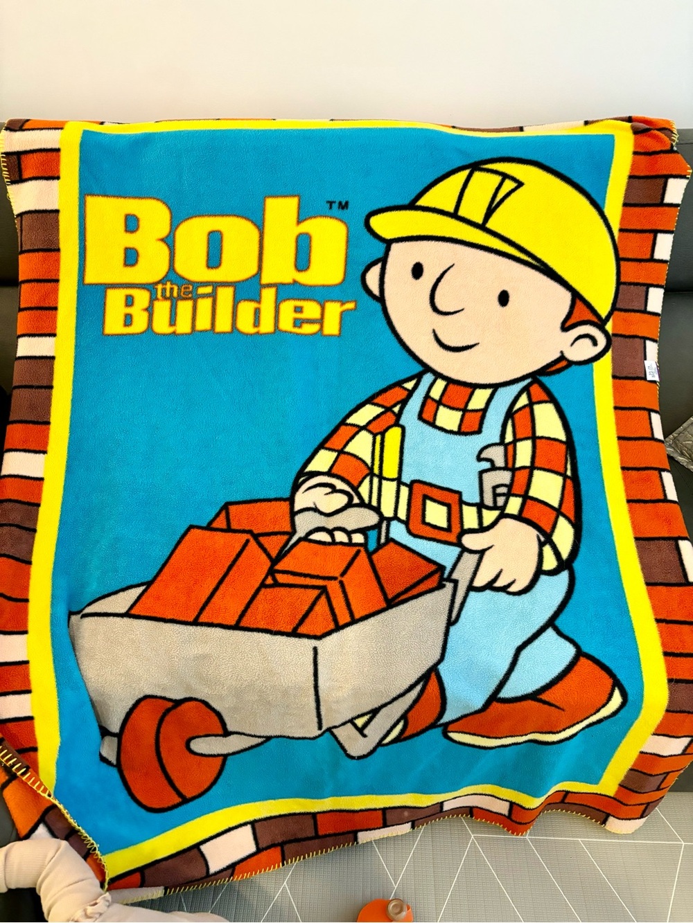 Bob the Builder Kids Blanket Vintage 2004